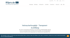 Desktop Screenshot of kvpro.de