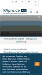 Mobile Screenshot of kvpro.de
